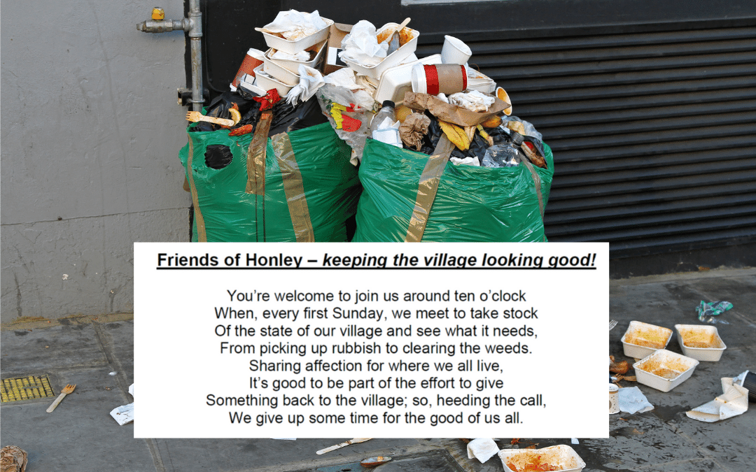 A poem to help keep Honley tidy